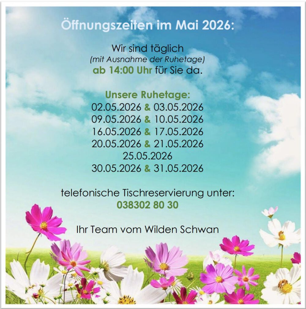 Öffnungszeiten Wilder Schwan